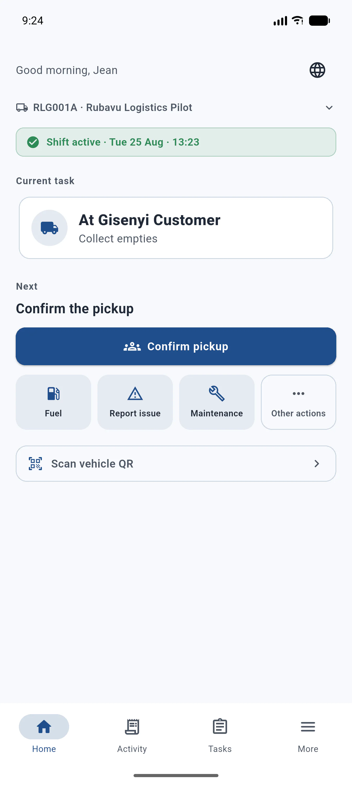 Simple for the person in the vehicle